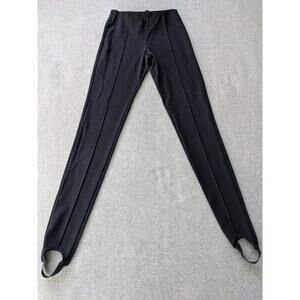 Boston Proper Stretch Knit Stirrup Pants Womens Size XS Black Elastic Waist